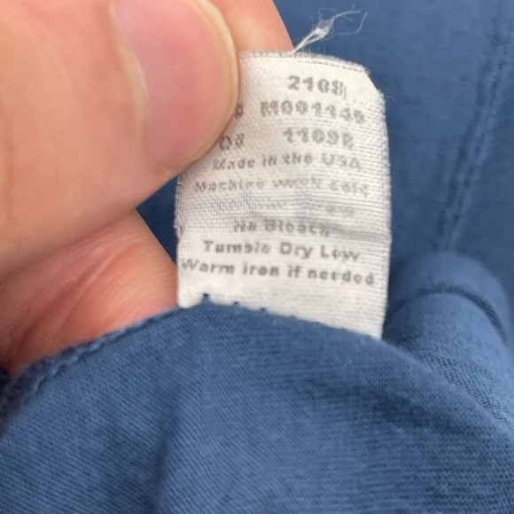 Women’s Anthropologie blue Michael stars suprima cotton v neck size xs - Picture 6 of 6